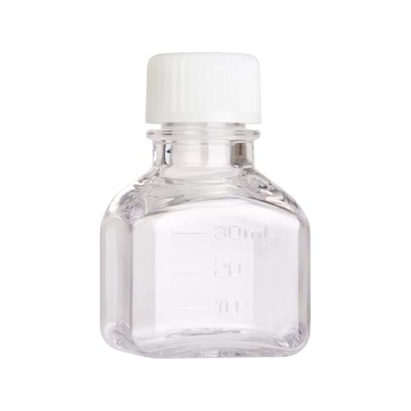 CELLTREAT 30mL培地ボトル(角型 PETG バルク 滅菌済み)24個入 230760 1個 67-8769-02（直送品）