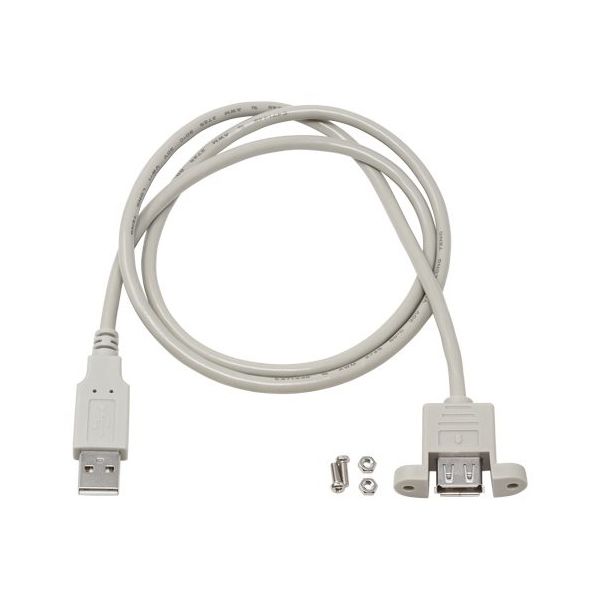 アイネックス ケース用USBケーブル 背面コネクタタイプ USB-002E 1本 67-9342-63（直送品）