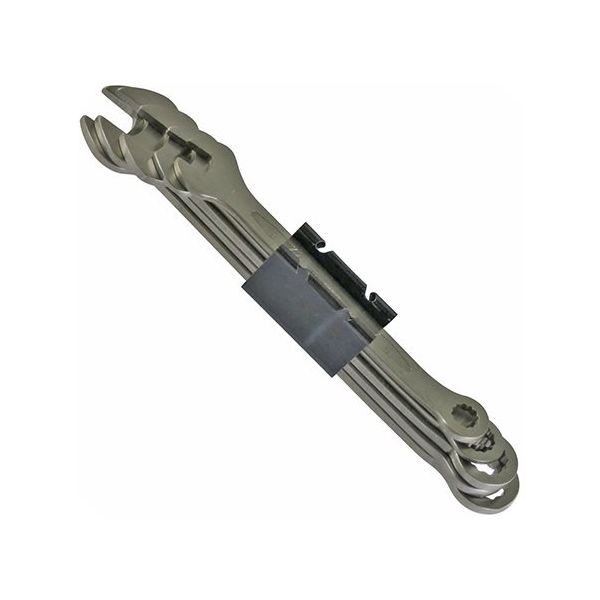 サトー ステンレスコンビ・レンチ 5PCSセット SLS-500 1セット 63-5465-34（直送品）