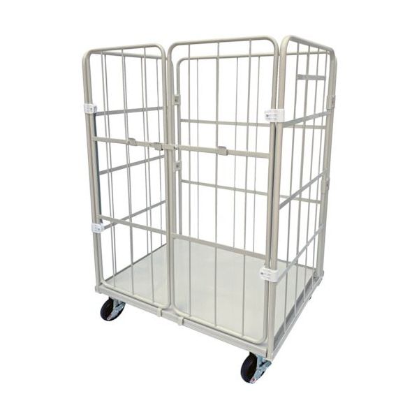 ヤマト・インダストリー ヤマト 床板スチール製観音扉付コンビテナー KRC80-SI 1台 385-7421（直送品）