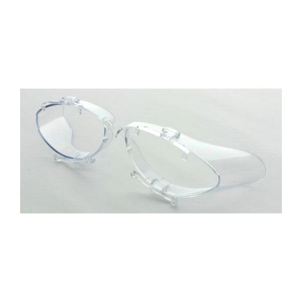 名古屋眼鏡 花粉対策メガネ スカッシーメガネにカバー S 8760-01 1本 68-0312-25（直送品）