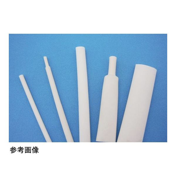 ノンハロゲン熱収縮チューブ 白【SETCーW】 10m D:10.0mm 10m巻×5袋入 SETC-10.0W-10 1巻（直送品）