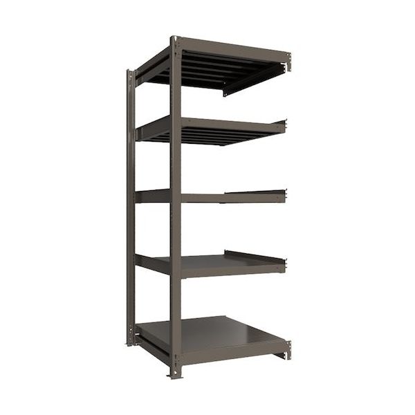 ICHIMAI 重量ボルトレスラック 段荷重1000Kg H2100×W900×D900 天地5段 連結グレー TH1000-739R5（直送品）