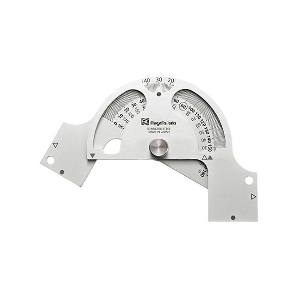 新潟精機 アングルプロトラクタ 一般校正付 AP-130 1個 64-3180-83（直送品）