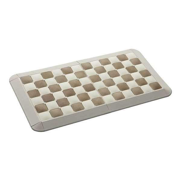 アネスティ 珪藻土 ジョイント式バスマット 小 ベージュ HO1969 1個 64-4206-03（直送品）