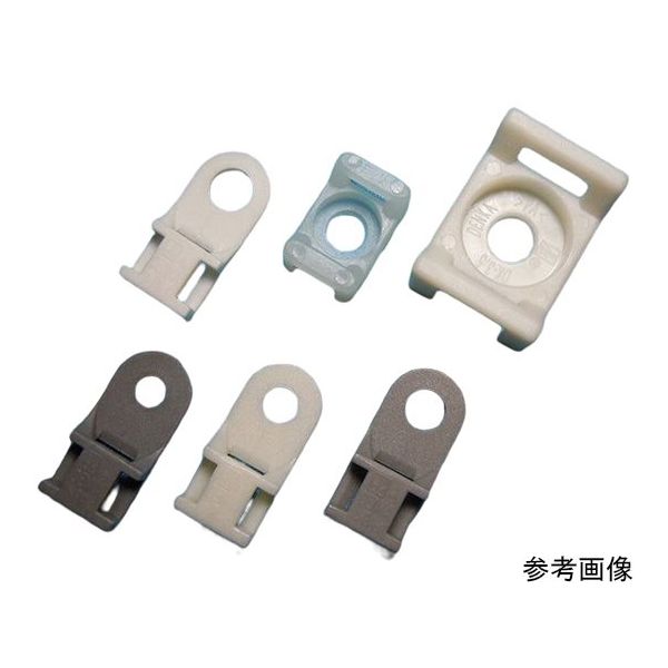 デンカエレクトロン ネジ式結束バンド固定具 【DK】 薄灰色 100個入 DK-1-35 1袋(100個) 65-8761-60（直送品）