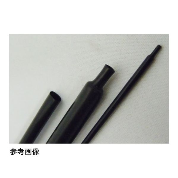 150°C超耐熱 熱収縮チューブ 黒【HC150】 10m D:9.5mm 10m巻×5袋入 HC150-9.5B-10 1巻（直送品）