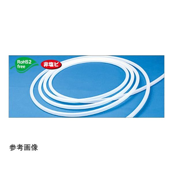 八興 耐熱ソフトチューブ100°C 6×8 20M E-HRT-6x8 1巻 67-8061-55（直送品）