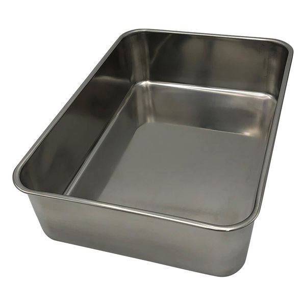 クライミング ステンレス深型組バット(酸洗浄済)362×257×92mm 9号 4-6277-13 1個（直送品）