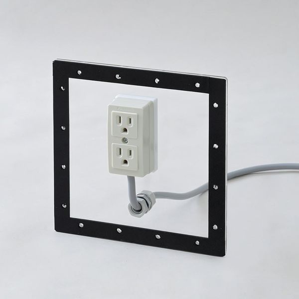 アズワン 内部コンセント(グロブロックス用サイドパーツ) 4-6188-04 1個（直送品）