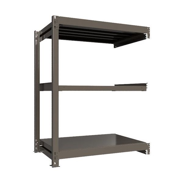 ICHIMAI 重量ボルトレスラック 段荷重1000Kg H1500×W1200×D750 天地3段 連結グレー TH1000-547R3（直送品）