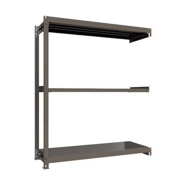 ICHIMAI 重量ボルトレスラック 段荷重1000Kg H2100×W1800×D600 天地3段 連結グレー TH1000-766R3（直送品）