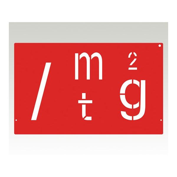 ランドアート ハイビスカス スプレーシート 単位記号 HS-170T 1組 62-4863-22（直送品）