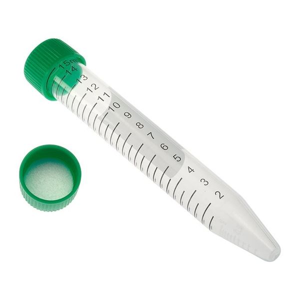 CELLTREAT 15mL遠沈管 密閉キャップーバッグ 滅菌 ポリプロピレン製 500個入 229401 1個 68-0320-90（直送品）