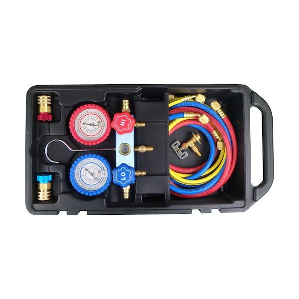 JTC マニホールドゲージR134a用 JTC1105B 1個 506-2521（直送品）