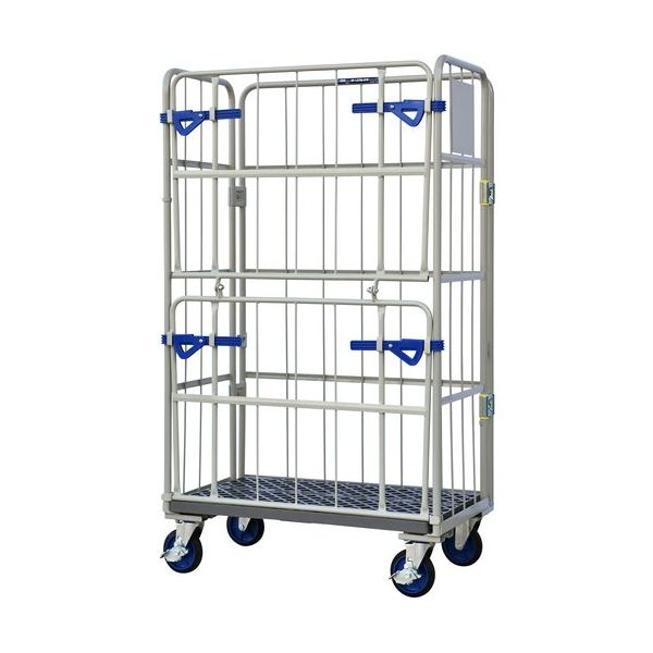 ワコーパレット ワコー カーゴプレスタ ダブルゲート付 1000×600×1700 WKP-1060-WG 1台 473-0901（直送品）