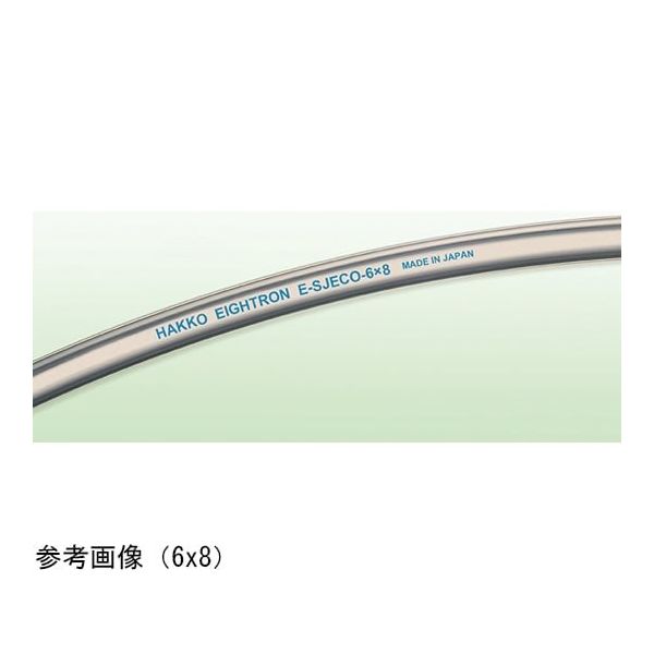 八興 スーパー柔軟フッ素チューブ(エコフレンドリー) 6×8 20M E-SJECO-6x8 1m 68-1079-80（直送品）