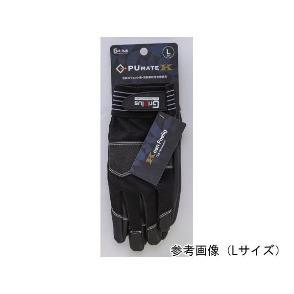アクセス 合成皮革手袋 (PUメイト・K) M 10双入り GP-020 1セット(10双) 65-5554-75（直送品）