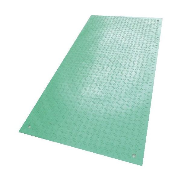 ウッドプラスチックテクノロジー ウッドプラスチック イベント用樹脂製敷板 Wターフ 緑 WT-GRE 1枚 437-3445（直送品）