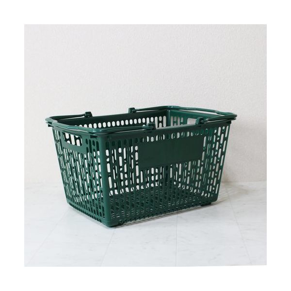 大和産業 買い物かご SLー8N アイビーグリーン 10個セット SL-8N-IBGR-10P 1セット(10個) 538-0366（直送品）