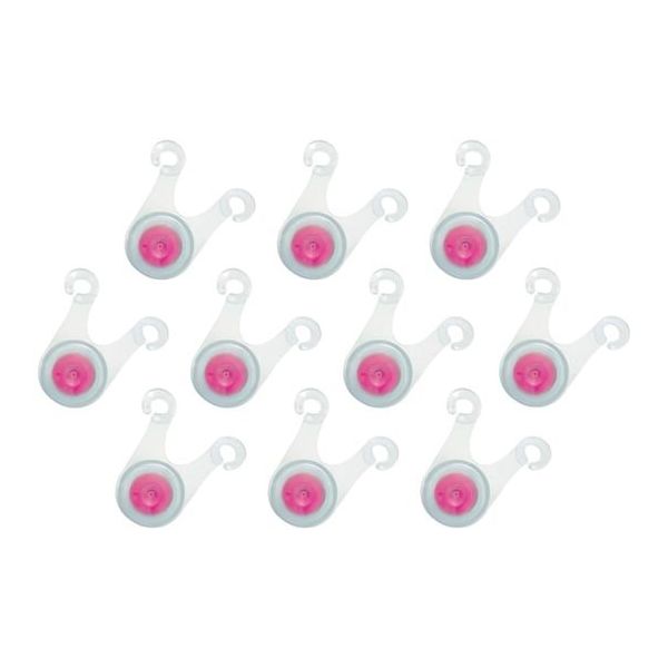 Trimate LEDロープライト ピンク 10個入 TR-ROL010-PK 1セット(10個) 67-4920-66（直送品）