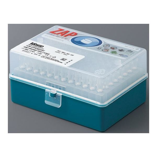 Labcon フィルターチップ 100μL(ラック入り滅菌済) 96本×10個入 1054-965 1トレイ(960本)（直送品）