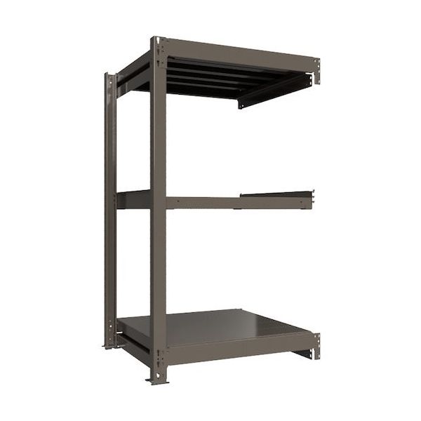 ICHIMAI 重量ボルトレスラック 段荷重1000Kg H1500×W900×D750 天地3段 連結グレー TH1000-537R3（直送品）