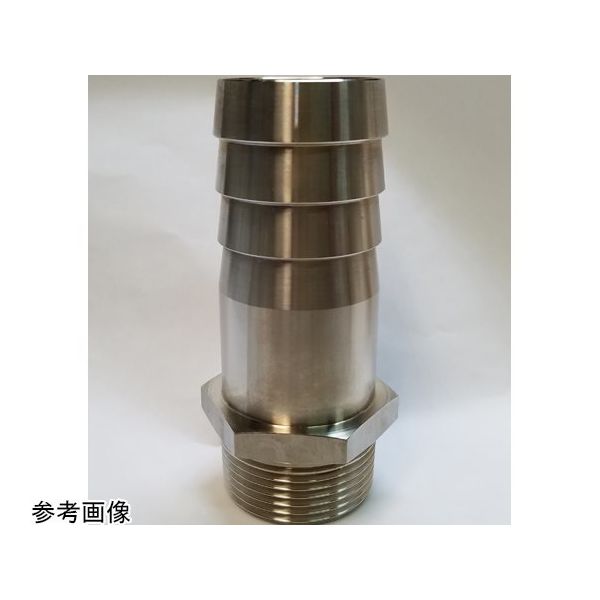 山口商工 異形ホースニップル ステンレス製 1吋×40mm×105L S-22 1個 67-5204-24（直送品）