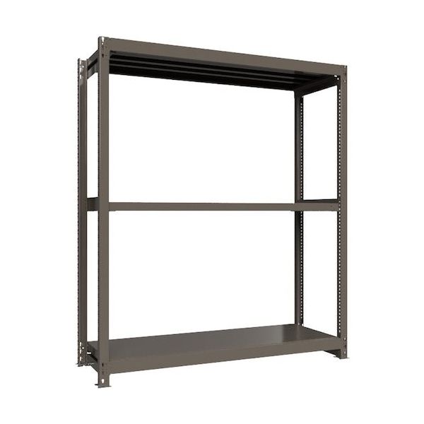 ICHIMAI 重量ボルトレスラック 段荷重1000Kg H2100×W1800×D600 天地3段 単体グレー TH1000-766T3（直送品）