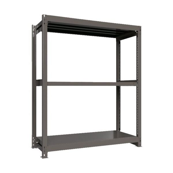 ICHIMAI 重量ボルトレスラック 段荷重1000Kg H1800×W1500×D600 天地3段 単体グレー TH1000-656T3（直送品）