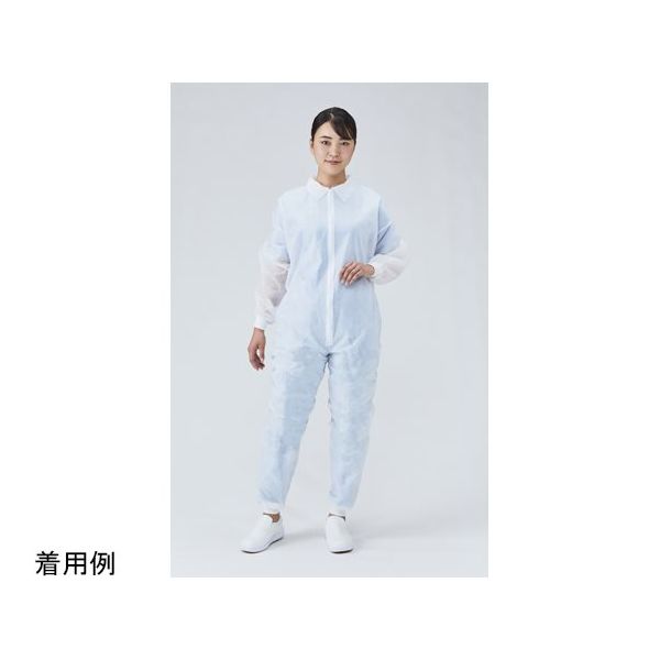 メディテックジャパン ジャンプスーツ リブ付 LL 50枚入 JSR-LL 1箱(50枚) 65-6903-86（直送品）