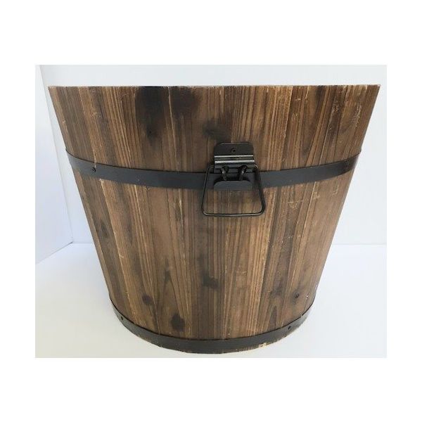 加藤伝蔵商店 伝蔵 焼杉プランター深型φ44 P280 1セット(6個) 430-6706（直送品）