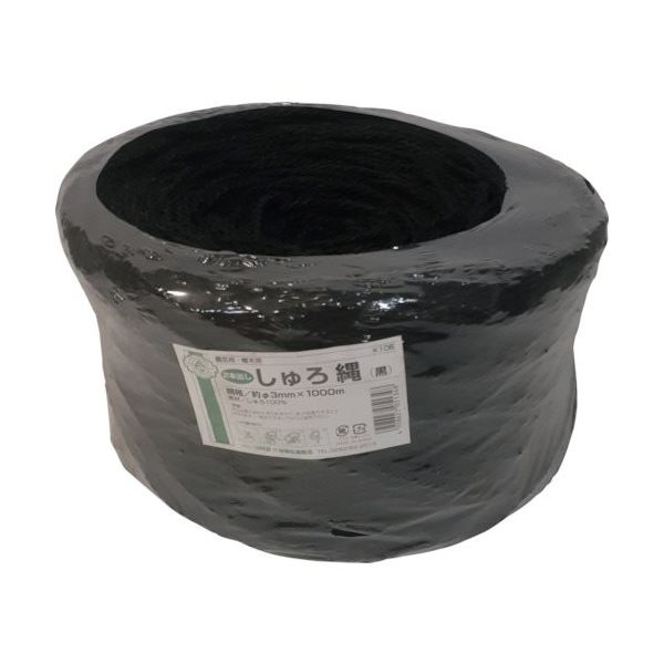 加藤伝蔵商店 伝蔵 棕櫚縄3φ黒1000m(2本出し) K106 1セット(2個) 430-6746（直送品）