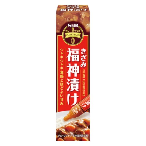 エスビー食品 S&B カレープラス きざみ福神漬け 40gx10 4901002171131 1セット(10個)（直送品）