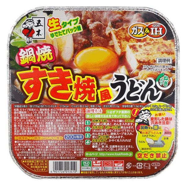 五木食品 鍋焼すき焼風うどん 235gx18 4901726013410 1セット(18
