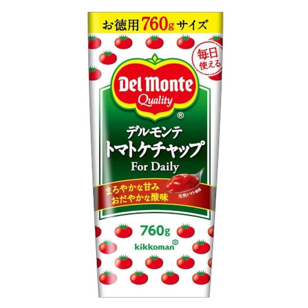 キッコーマン食品 デルモンテ トマトケチャップ デイリー 760gx12 4902204002216 1セット(12個)（直送品）