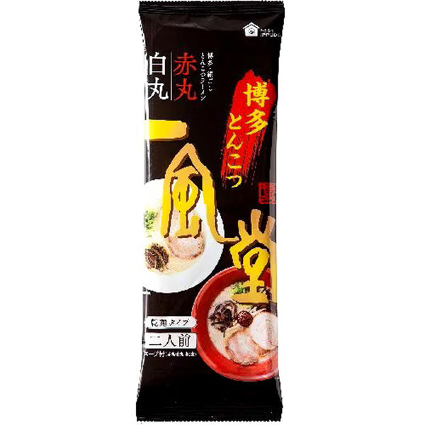 株)渡辺製麺 一風堂 とんこつラーメン 白丸赤丸 乾麺 240gx20