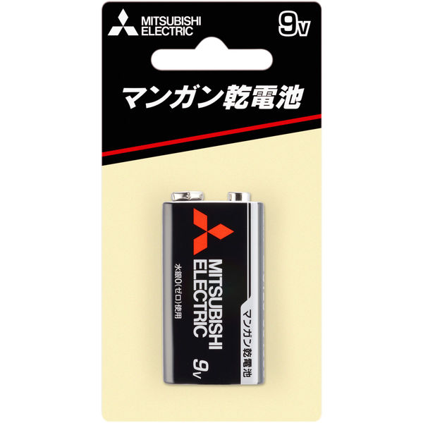 三菱電機 マンガン「黒」9V 6F22UD/1BP 1セット(1個×3)