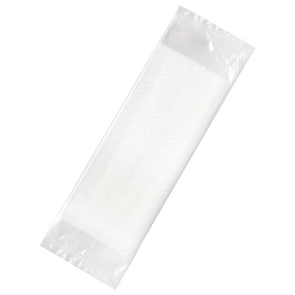 九州紙工 紙おしぼり 使い捨ておしぼり平型 W-15 1袋(100本)（直送品）