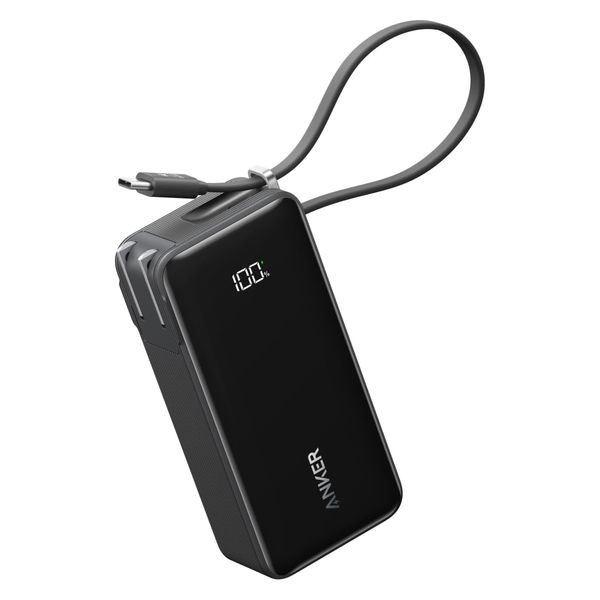 Anker Power Bank （10000mAh、USB-C ケーブル）ブルー A1637N31