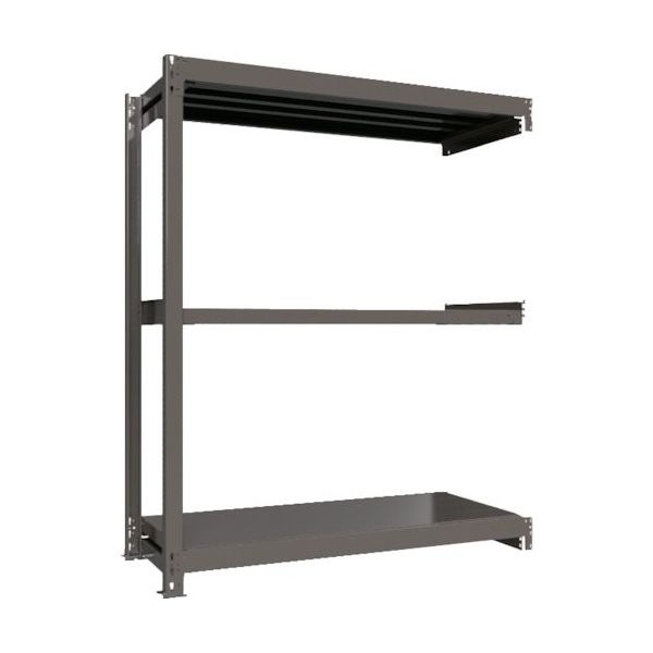 ICHIMAI 重量ボルトレスラック 段荷重1000Kg H1800×W1500×D600 天地3段 連結グレー TH1000-656R3（直送品）