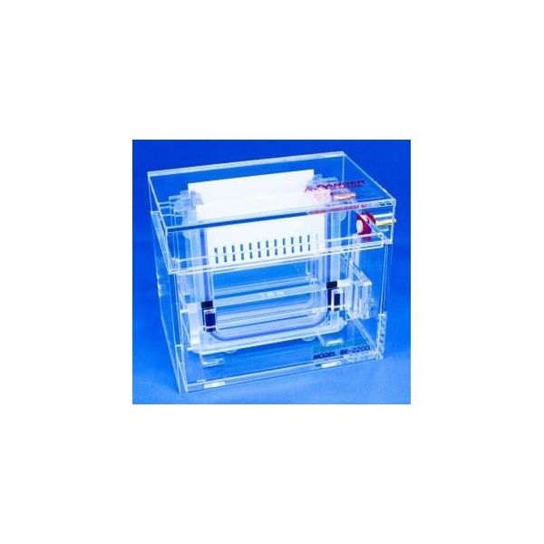 バイオクラフト ミニリアルスラブ電気泳動装置 ツイン BE-220G 1台 65-9539-65（直送品）