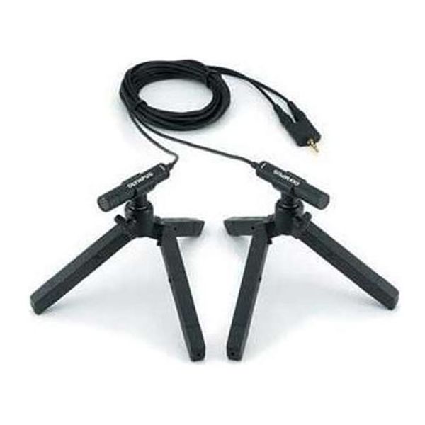 OM SYSTEM ステレオマイクロホン エレクトレットコンデンサー型 ME30W 1個 64-9619-45（直送品）