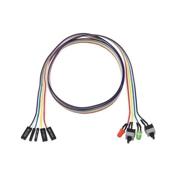 アイネックス スイッチ/LEDリボンケーブル 75cm KM-07A 1個 67-9282-02（直送品）