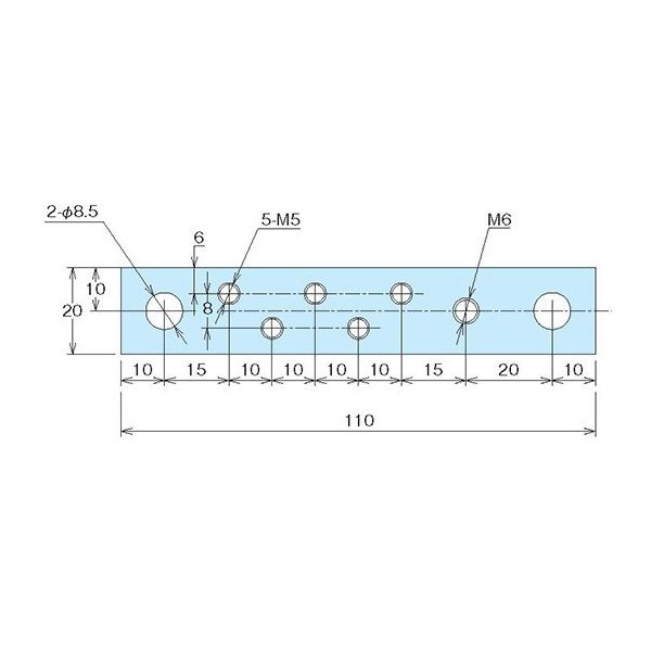ホシモト 銅アースバー EA-15E 1個 62-2985-03（直送品）