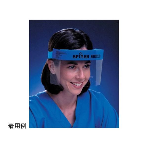 ウィザーライフサイエンス ディスポハーフフェイスシールド 1個×24個入 19-020-201 1セット(24個) 65-4340-93（直送品）