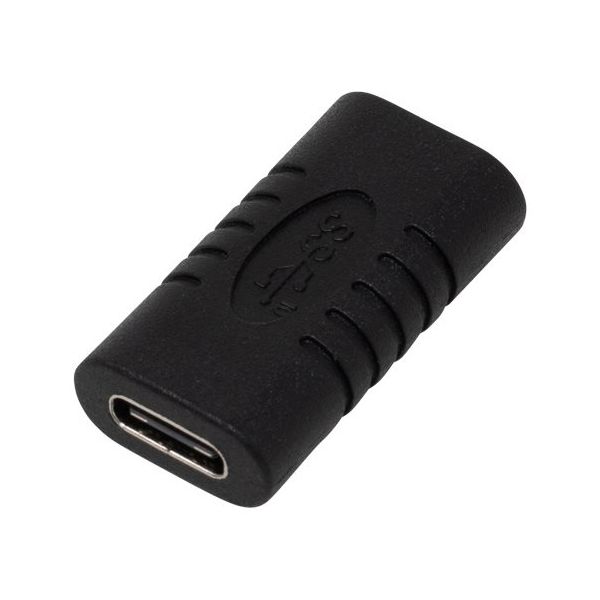 アイネックス USB3.2Gen2 TypeーC中継アダプタ CメスーCメス U32CC-FFAD 1個 67-9342-54（直送品）