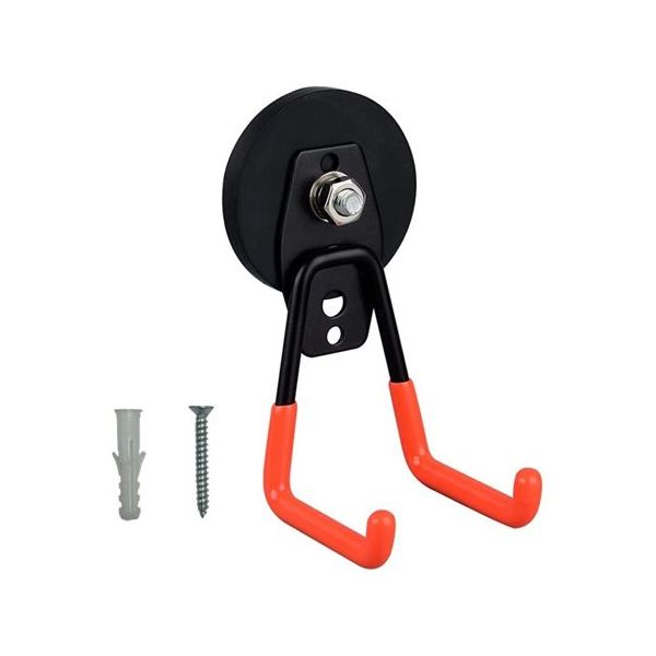 Trimate 工具用フック マグネット式(コンクリートスリーブ・取付けネジ付属)オレンジ 角 TR-MGF006-OR 1個（直送品）