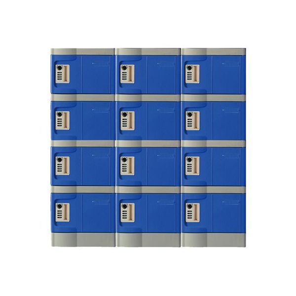 希少　ロッカー ロッカー LKB-12BK 井上金庫 貴重品BOX ブラック 2列6段 （1台