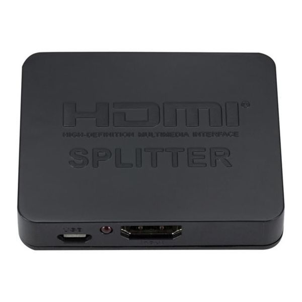 Trimate HDMI分配器 1入力2画面同時出力 4K TR-HDMS60 1個 67-4918-64（直送品）